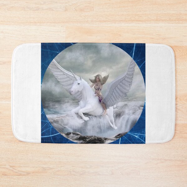 Item preview, Beautiful White Unicorn Pegasus designed and sold by RBDESIGN SHOP.