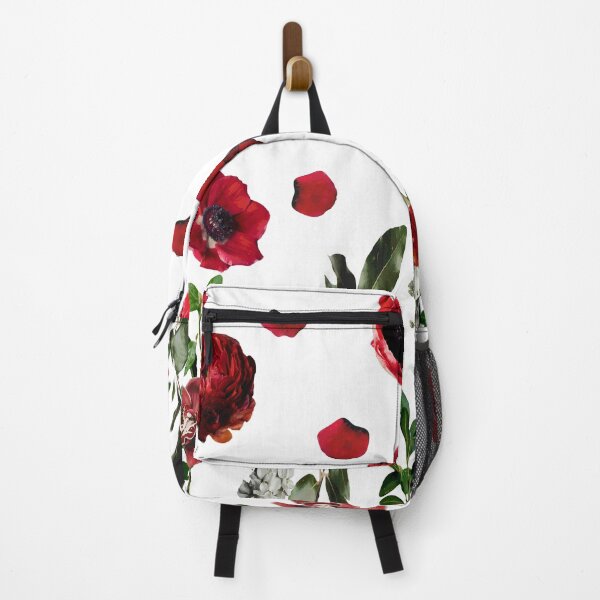 Item preview, Modern Red Flowers, Petals and Green Leaves designed and sold by Pavnud.