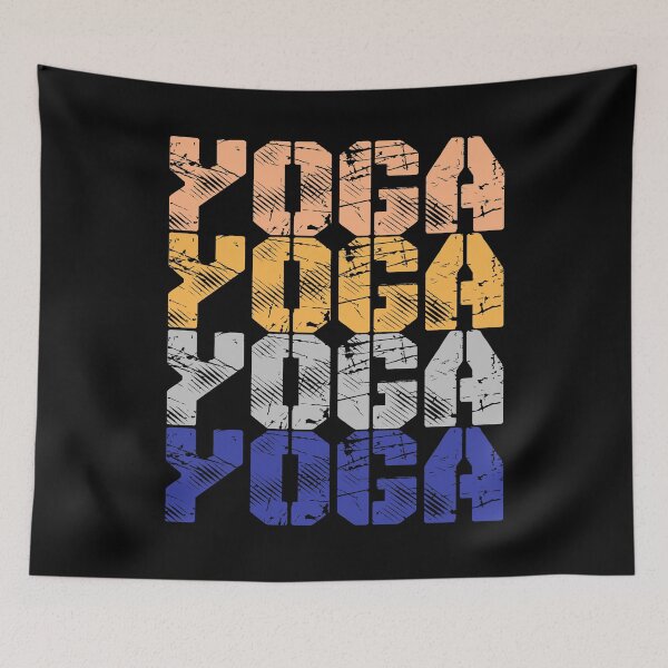 Item preview, Yoga Repetitive Text Design designed and sold by GeeHanz.