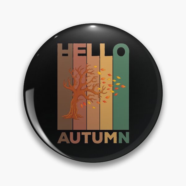 Item preview, Hello Autumn - Retro Vintage Design for Fall lovers designed and sold by Kipcio.