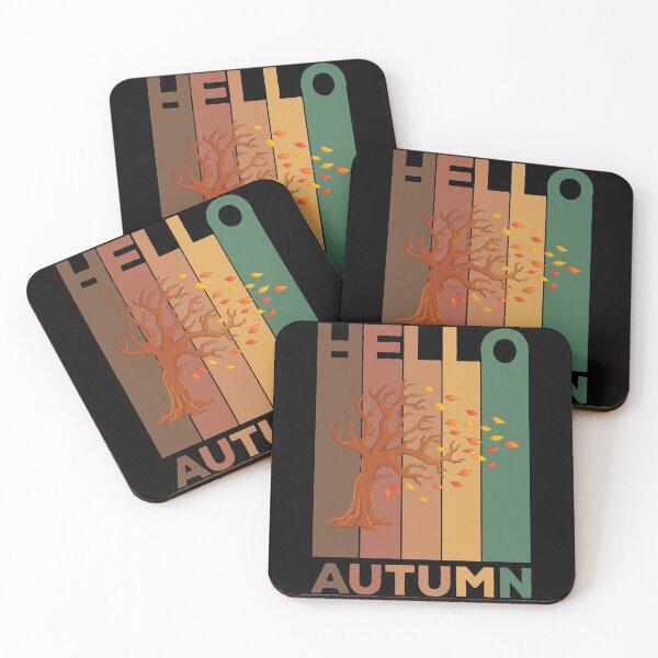 Item preview, Hello Autumn - Retro Vintage Design for Fall lovers designed and sold by Kipcio.