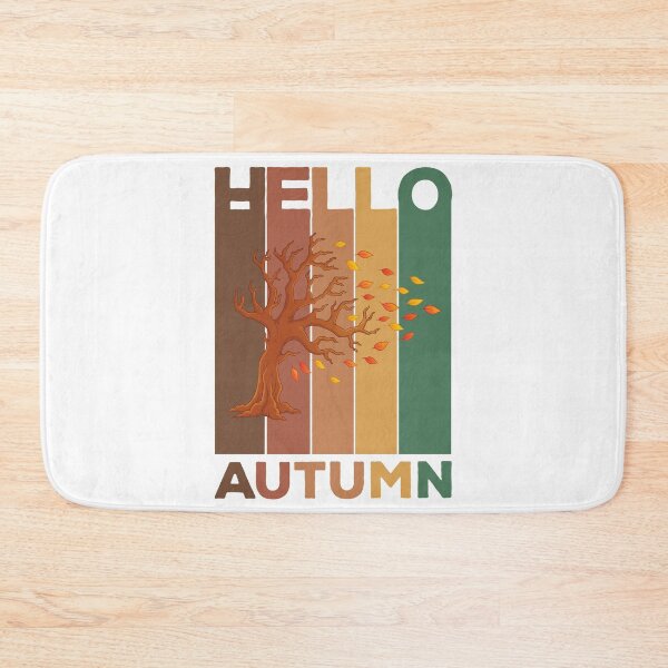 Item preview, Hello Autumn - Retro Vintage Design for Fall lovers designed and sold by Kipcio.