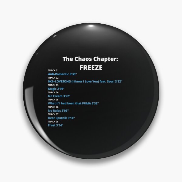 Item preview, TXT The Chaos Chapter: FREEZE Tracklist designed and sold by Aooms123.