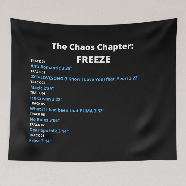 Item preview, TXT The Chaos Chapter: FREEZE Tracklist designed and sold by Aooms123.