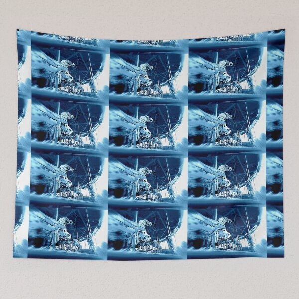 Item preview, Blue Horsey Carousel designed and sold by Jean Gregory Evans.