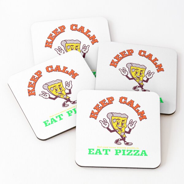 Item preview, Keep Calm and Eat pizza designed and sold by max-art-lvl.