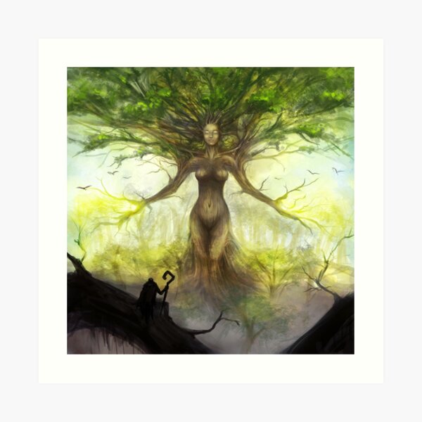 Vitalya, the Origin Tree Art Print