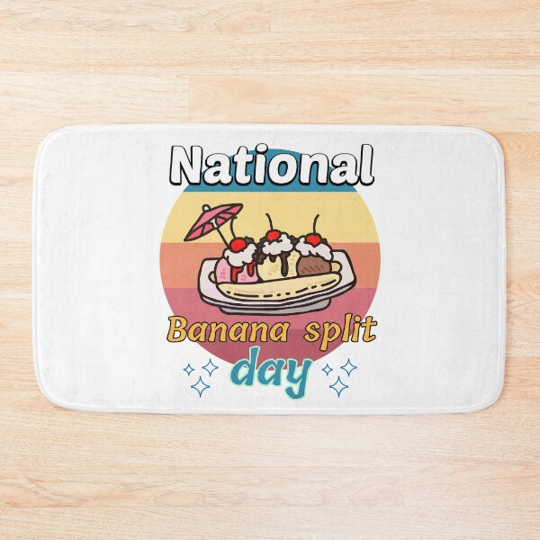 Item preview, National day of the banana split and its lovers designed and sold by Georgeox.