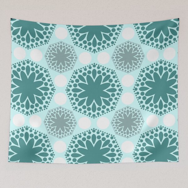Item preview, Teal and Gray Pattern designed and sold by katiemarie2013.