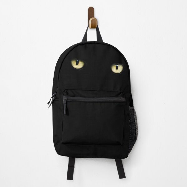 Item preview, Wicked Black Cat Yellow Eyes Glowing Glow In The Dark Night - Halloween Scary Staring Evil Eye  designed and sold by Sajuade.