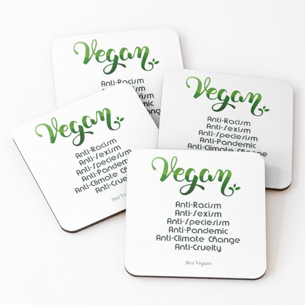 Item preview, Healthy Happy Vegan BeeVegan Compassion Peace designed and sold by BeeVegan.