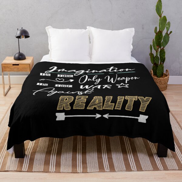 Item preview, imagination is the only weapon in the war against reality designed and sold by Yonshop.
