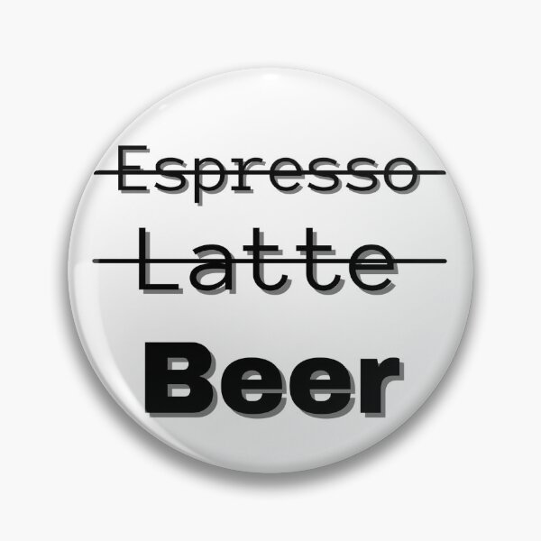 Item preview, Espresso Latte Beer T-shirt designed and sold by RiadMannan.