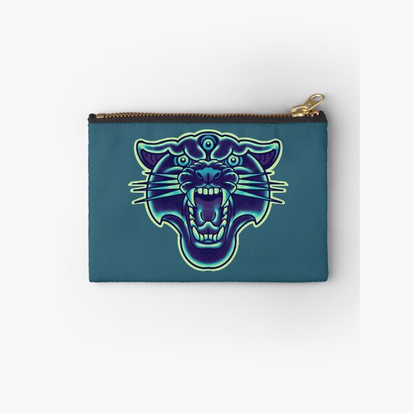 Item preview,  three eyed blue panther head designed and sold by weilertsen.
