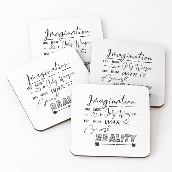 Item preview, imagination is the only weapon in the war against reality  designed and sold by Yonshop.