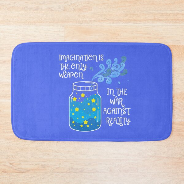 Item preview, Imagination is the only weapon in the war against reality blue purple- Gifts, Inspirational designed and sold by Teetee94.