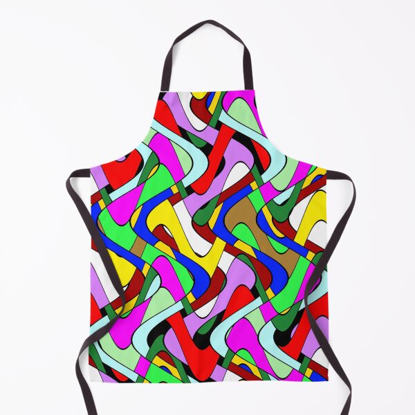 Item preview, Curvy Colorful Line Pattern designed and sold by artistoutfitter.