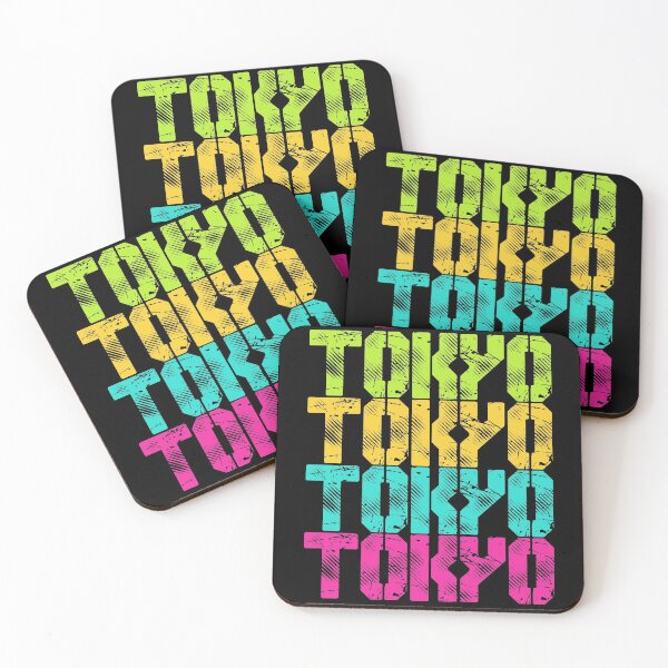 Item preview, Tokyo City, Japan Repetitive Text Design designed and sold by GeeHanz.