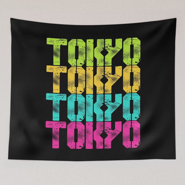 Item preview, Tokyo City, Japan Repetitive Text Design designed and sold by GeeHanz.