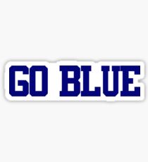 Color Wars - Go Blue Sticker