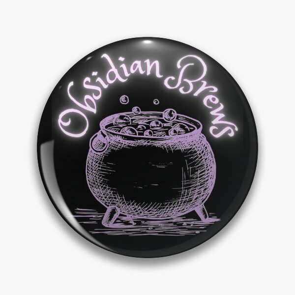 Item preview, Obsidian Brews designed and sold by bendydinosaurs.