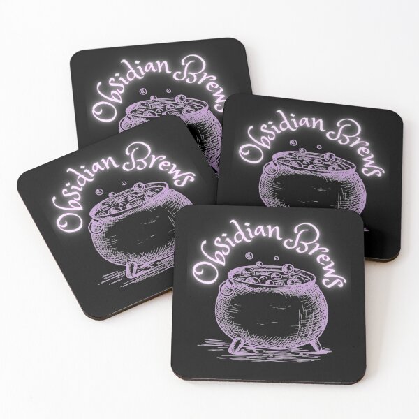 Item preview, Obsidian Brews designed and sold by bendydinosaurs.