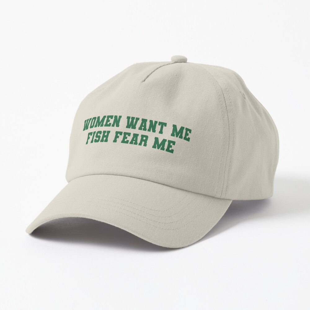 women want me fish fear me hat transparent