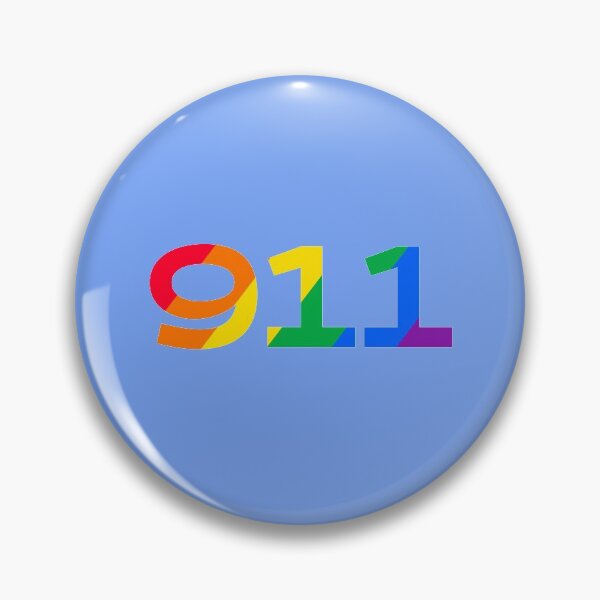 Item preview, 911 Police In Rainbow  designed and sold by MartianBCShop.
