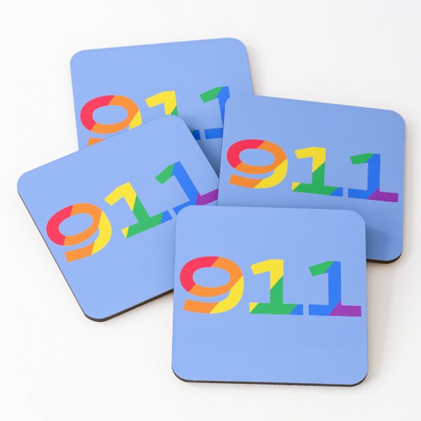 Item preview, 911 Police In Rainbow  designed and sold by Rhubarb Bridge Merch.
