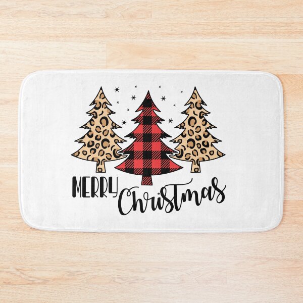 Item preview, Merry Christmas Cheetah and Buffalo Plaid Design designed and sold by eham93.