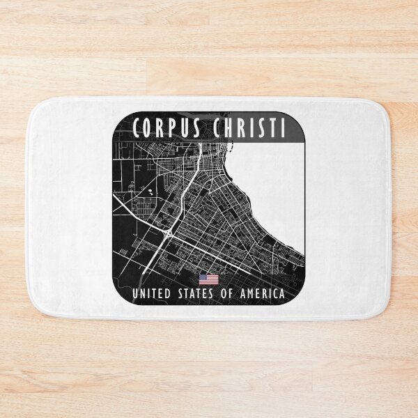 Item preview, CORPUS CHRISTI MAP USA designed and sold by hatimelhag.
