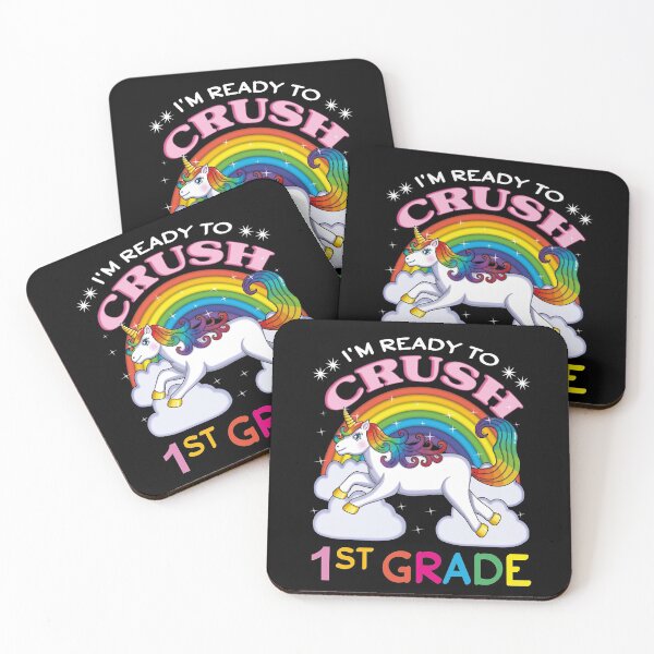 Item preview, Im Ready To Crush First Grade for Unicorn lovers,Cute designed and sold by SaliDesigner.