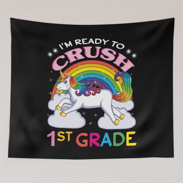 Item preview, Im Ready To Crush First Grade for Unicorn lovers,Cute designed and sold by SaliDesigner.
