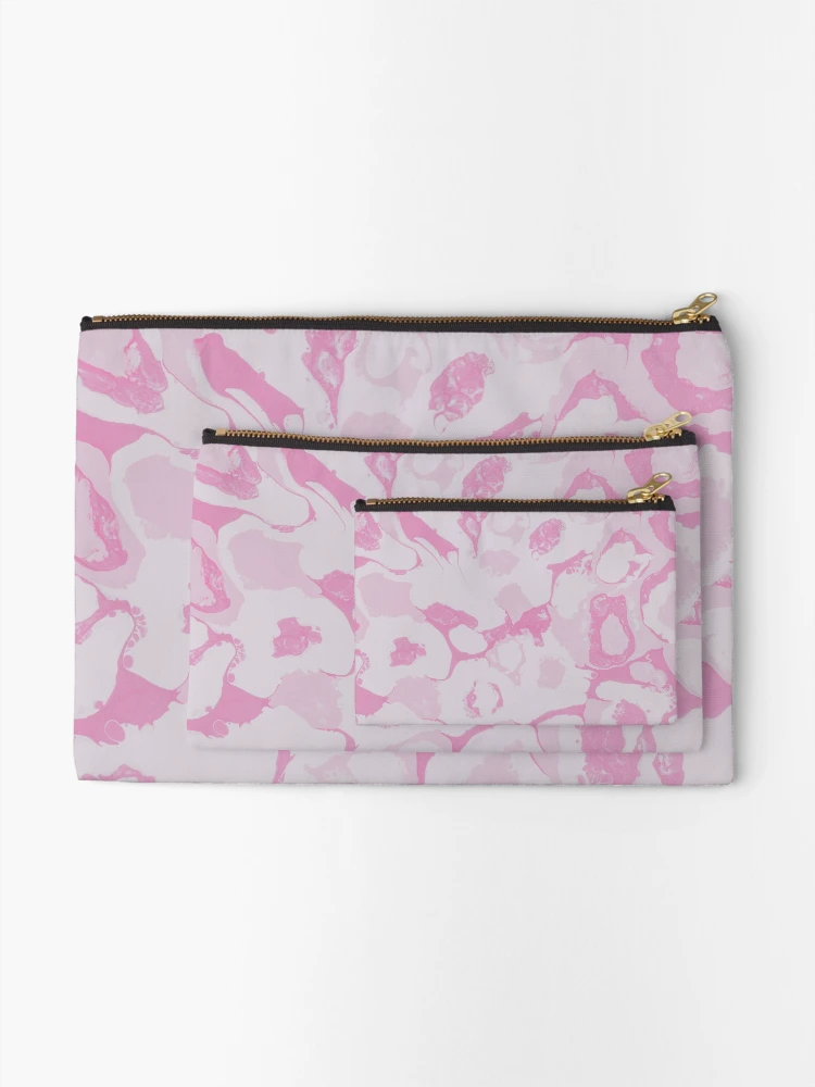Thumbnail 2 of 4, Zipper Pouch, Pink Paws designed and sold by RissaDD.