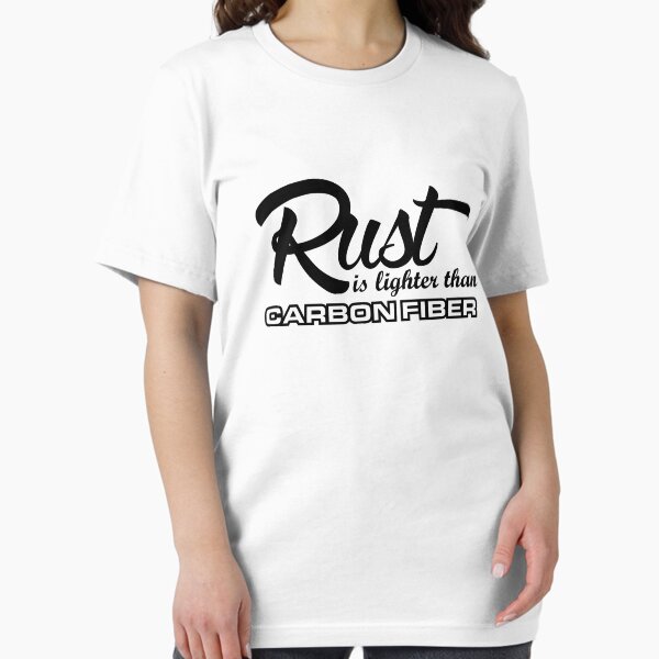 Item preview, Rust is lighter than carbon fiber (5) designed and sold by PlanDesigner.