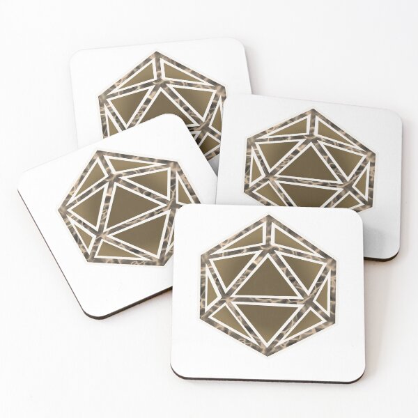 Item preview, Marble d20 - Gold designed and sold by Conner Ballou.