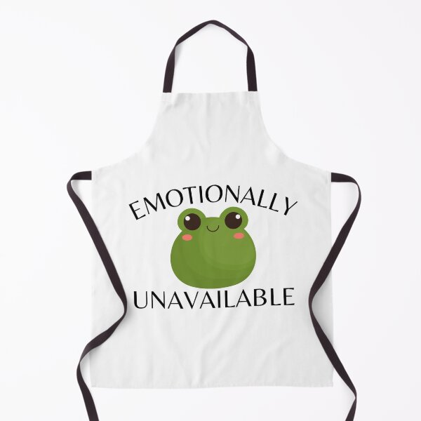 Item preview, Emotionally Unavailable - Cute Frog designed and sold by Teetee94.