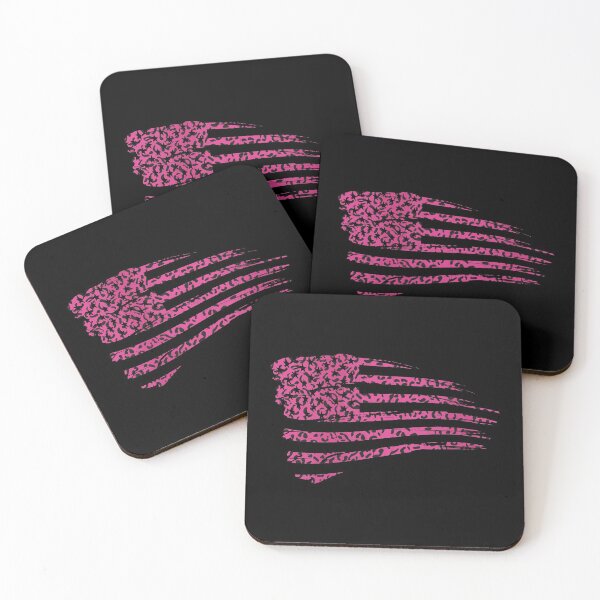 Item preview, Pink Leopard Print Flag Design On White designed and sold by fra02.