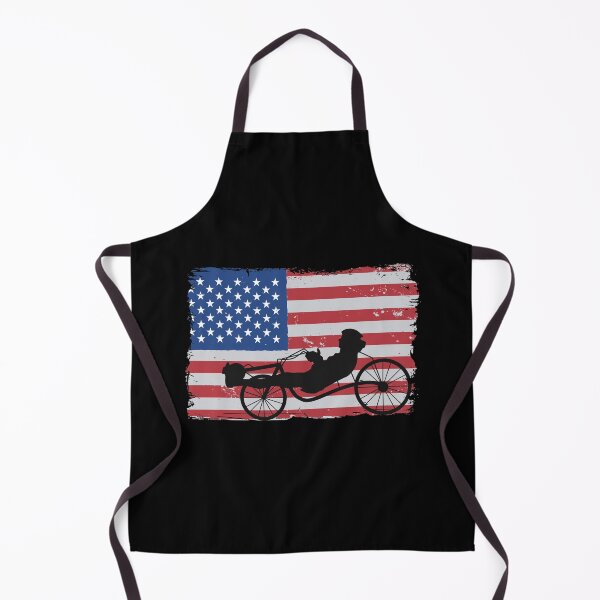 Item preview, Recumbent Bicycle American Flag 4th Of July Biker Funny Recumbent Bike designed and sold by Stronzi.