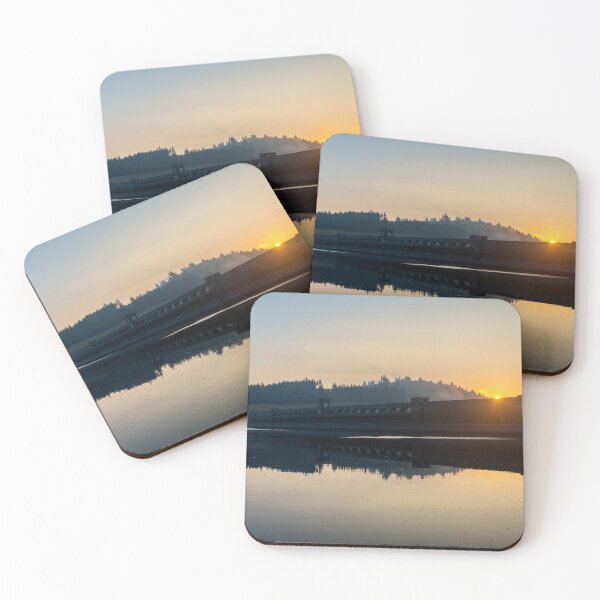 Item preview, Clatteringshaws Loch at Sunrise designed and sold by derekbeattie.