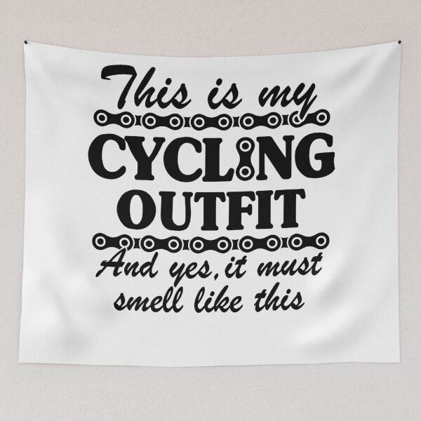Item preview, This Is My Cycling Outfit Funny Cyclist Gift Biker Biking designed and sold by Stronzi.