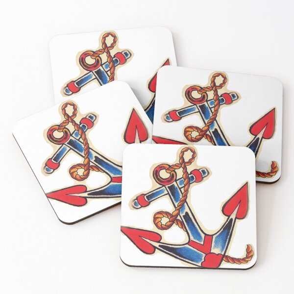 Item preview, ANCHOR classic SAILOR TATTOO FLASH art design designed and sold by 999shirts.