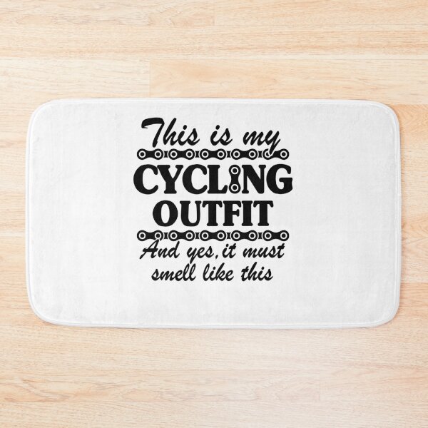 Item preview, This Is My Cycling Outfit Funny Cyclist Gift Biker Biking designed and sold by Stronzi.