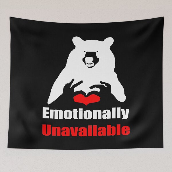 Item preview, Emotionally Unavailable designed and sold by printhappy4you.