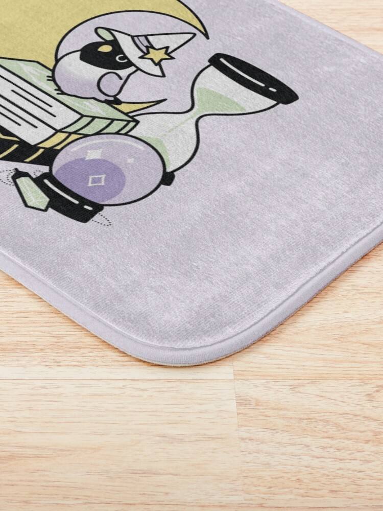 Alternate view of Lolita the Magical Goth Lovebird Bath Mat