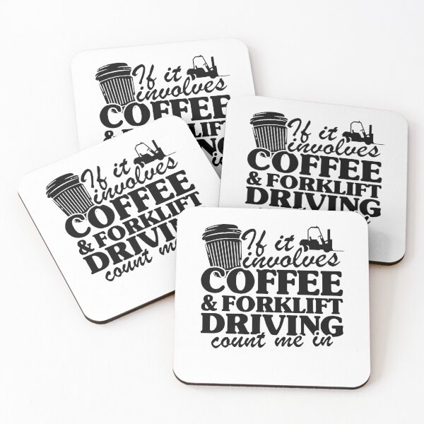 Item preview, Coffee & Forklift Driving Forklift Operator Driver Gift Funny designed and sold by Stronzi.