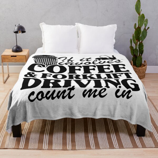 Item preview, Coffee & Forklift Driving Forklift Operator Driver Gift Funny designed and sold by Stronzi.