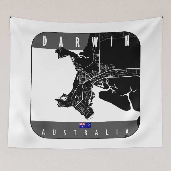 Artikelvorschau, DARWIN KARTE AUSTRALIEN entworfen und verkauft von hatimelhag.