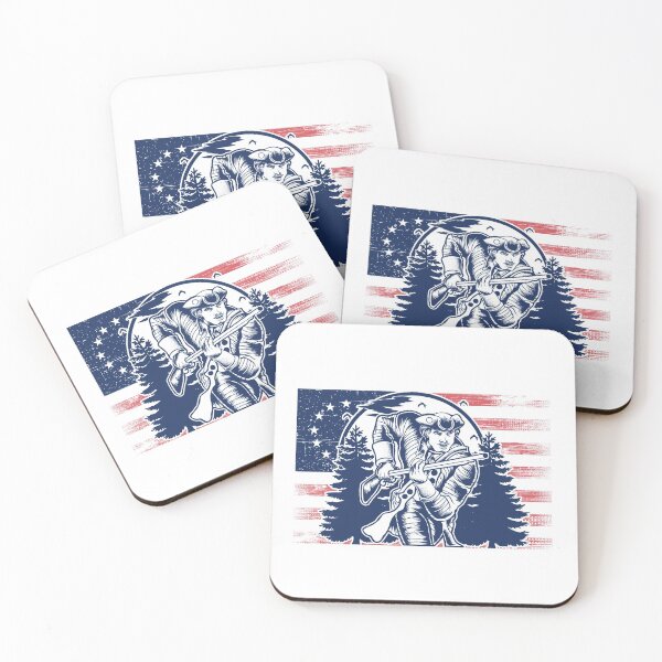 Item preview, Distressed Minuteman Patriot Soldier 13 Star Flag designed and sold by fra02.