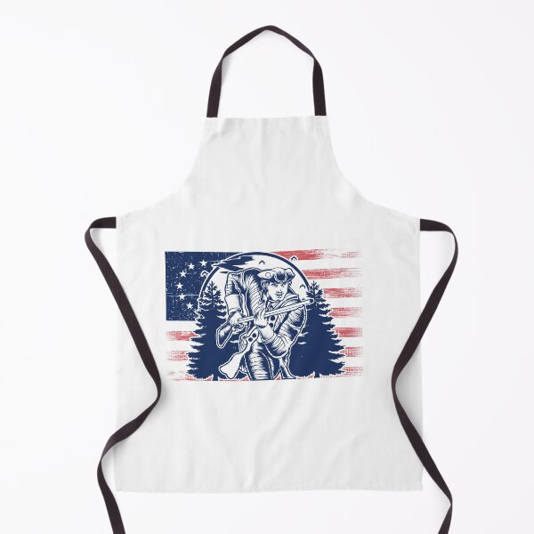 Item preview, Distressed Minuteman Patriot Soldier 13 Star Flag designed and sold by fra02.